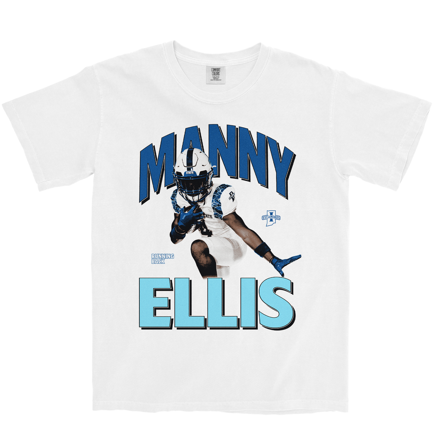 MANNY ELLIS RETRO WHITE TEE