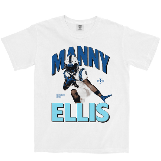 MANNY ELLIS RETRO WHITE TEE