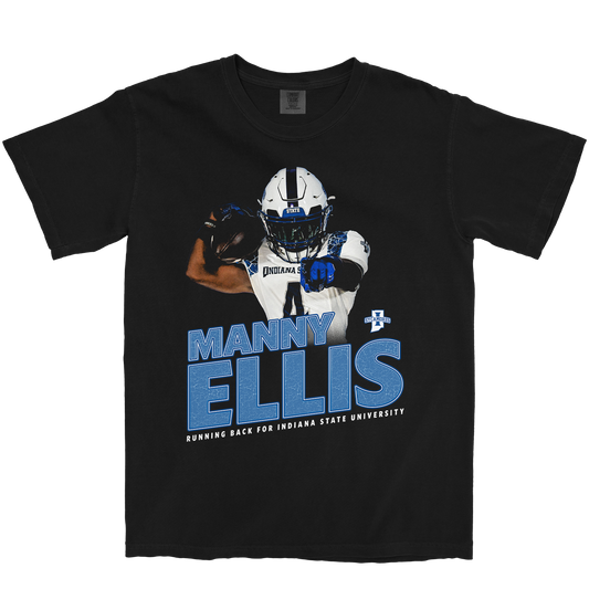 MANNY ELLIS VINTAGE BLACK TEE