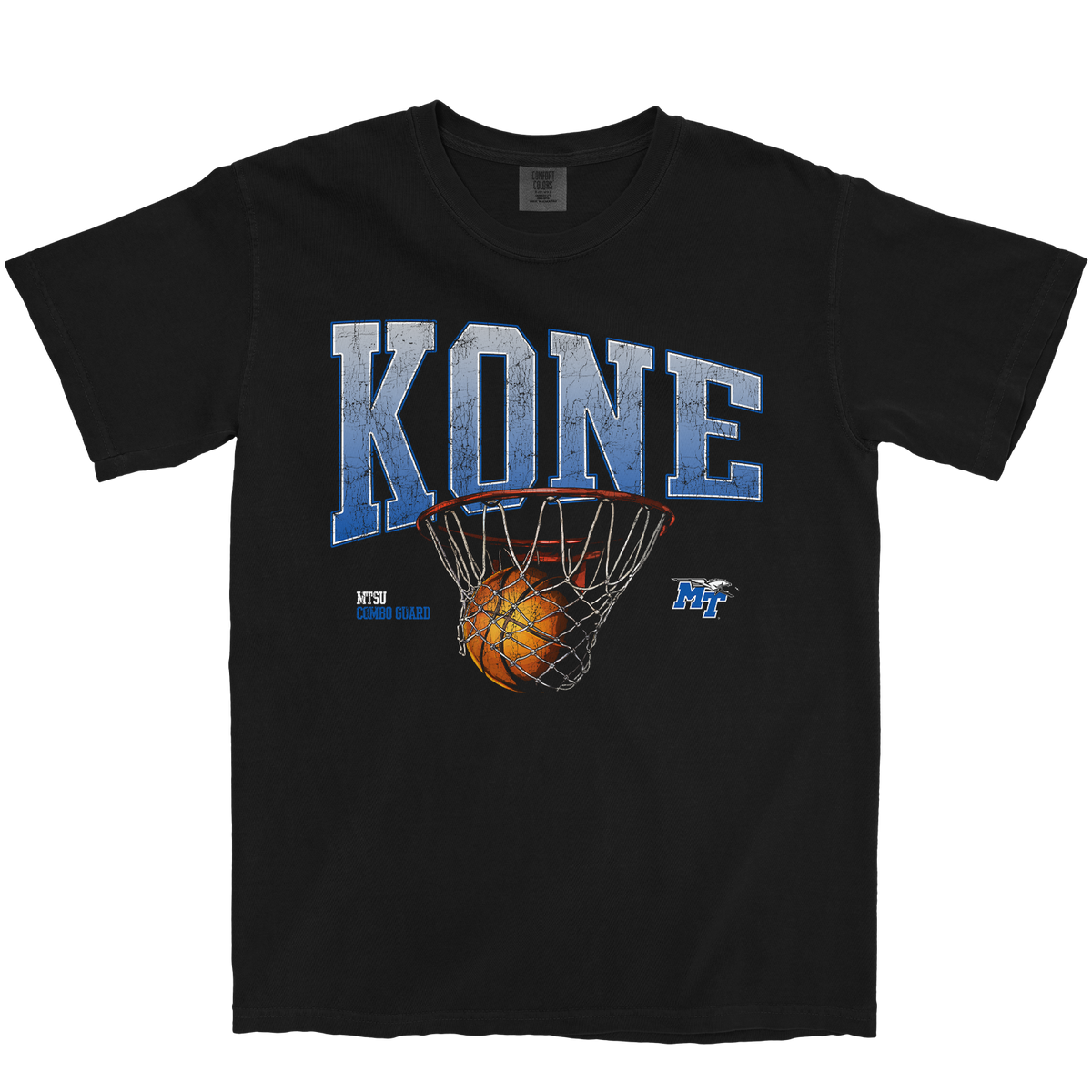 MYA KONE BASKETBALL BLACK TEE