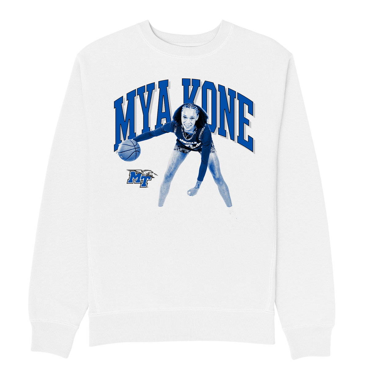 MYA KONE HEAVYWEIGHT WHITE CREWNECK