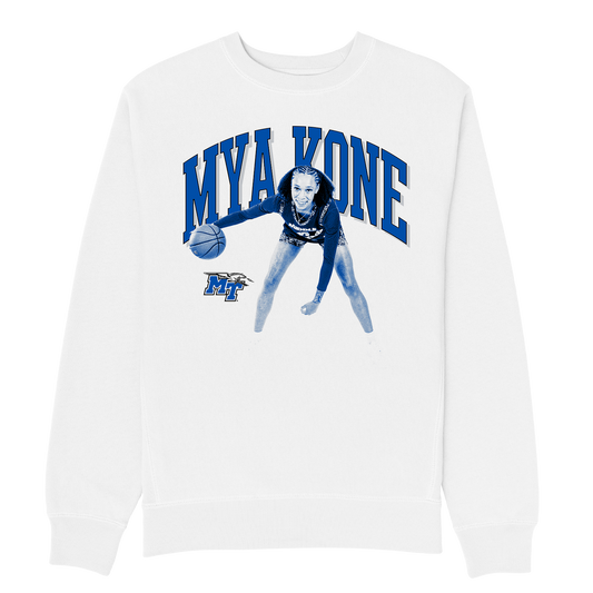 MYA KONE HEAVYWEIGHT WHITE CREWNECK