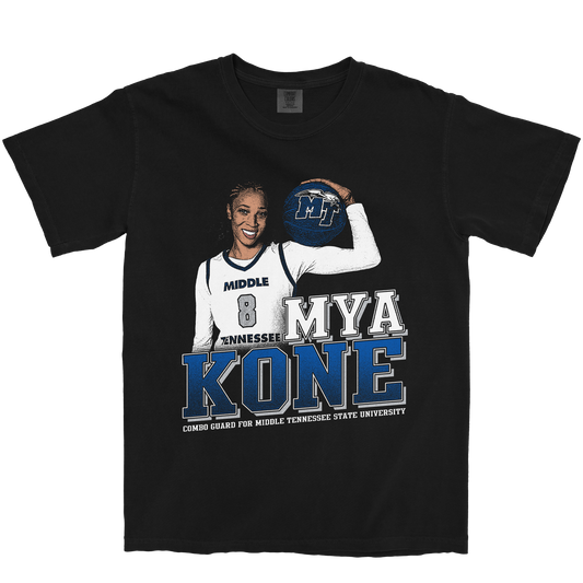 MYA KONE VINTAGE BLACK TEE