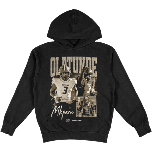 OLATUNDE MKPARU HEAVYWEIGHT BLACK HOODIE