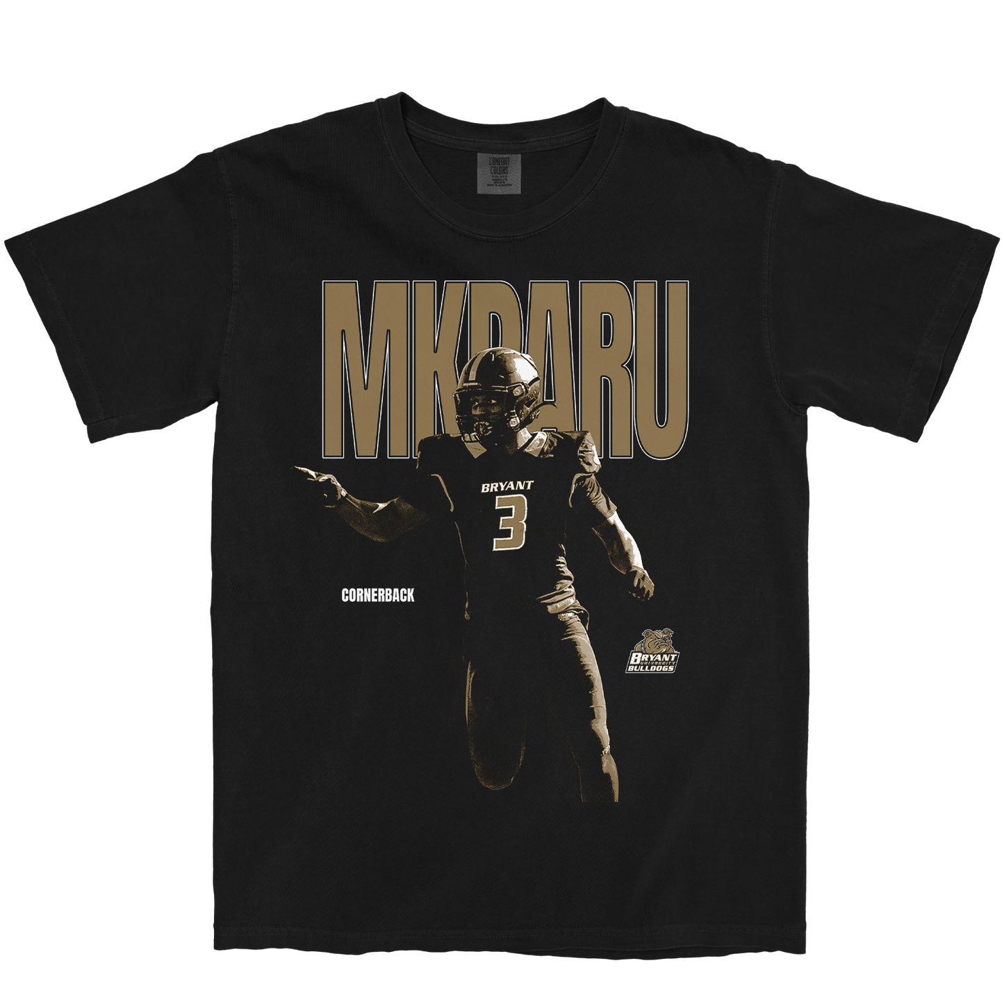 OLATUNDE MKPARU VINTAGE BLACK TEE