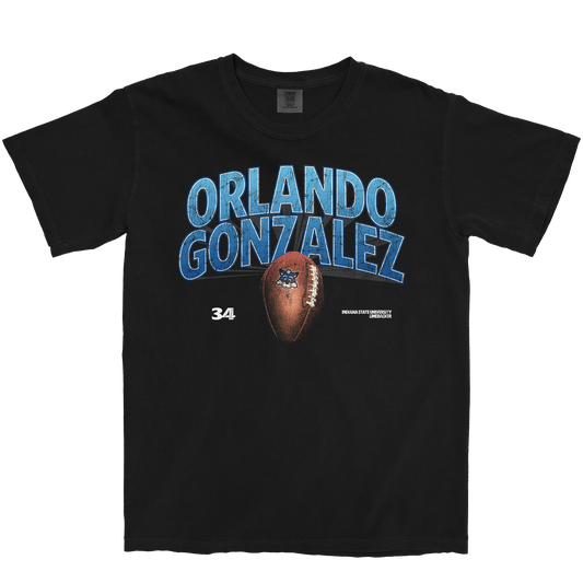 ORLANDO GONZALEZ FOOTBALL BLACK TEE