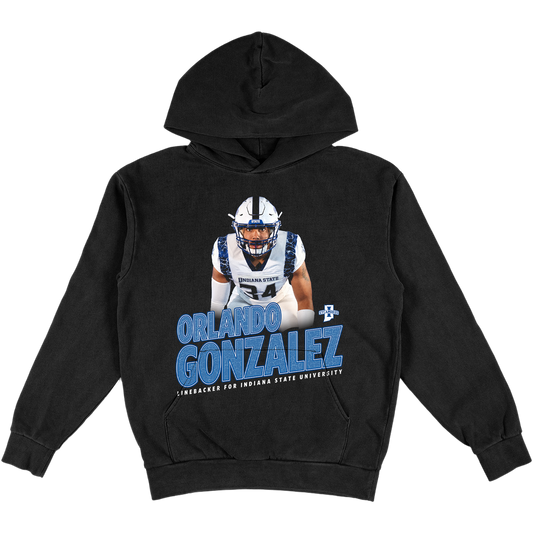 ORLANDO GONZALEZ HEAVYWEIGHT BLACK HOODIE