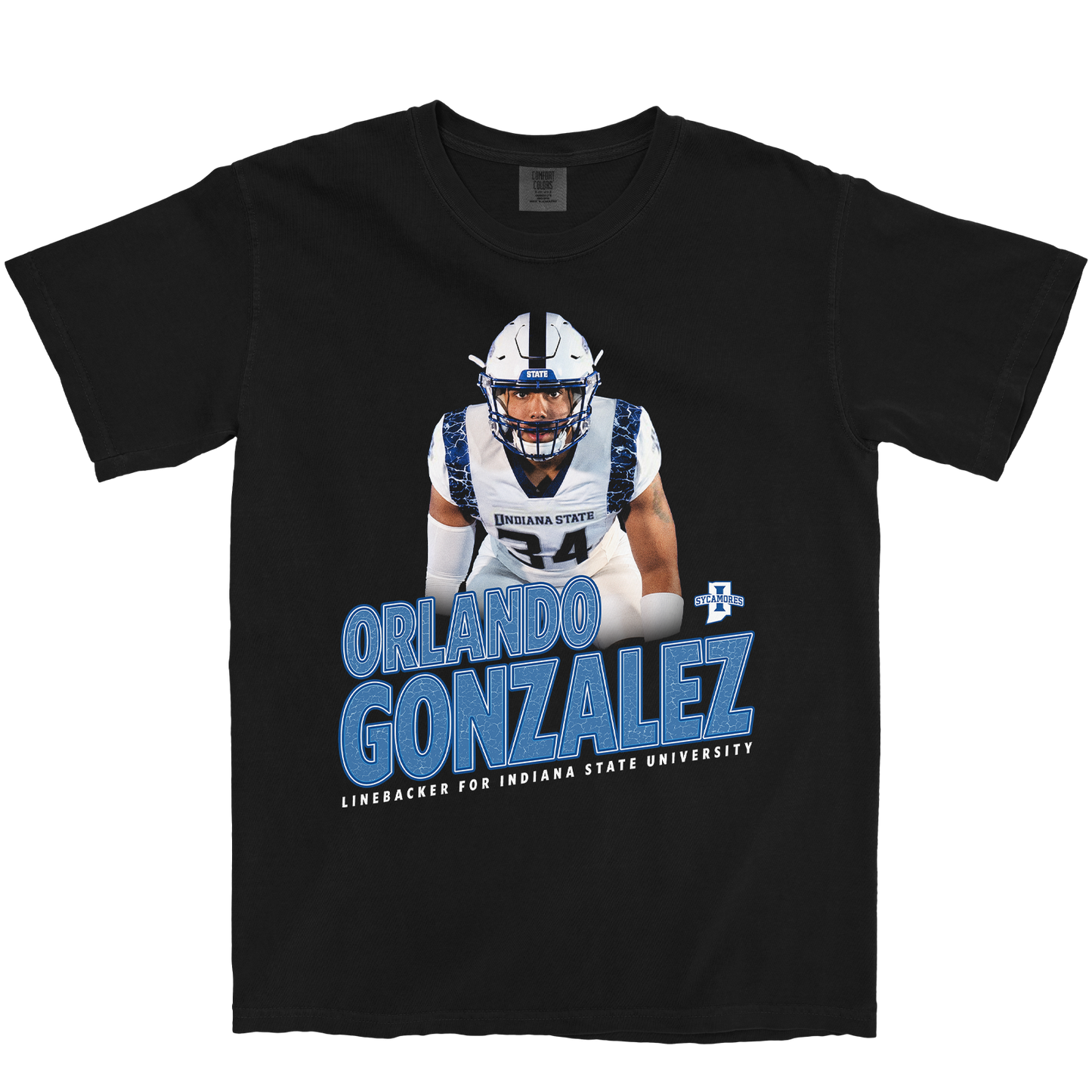 ORLANDO GONZALEZ VINTAGE BLACK TEE