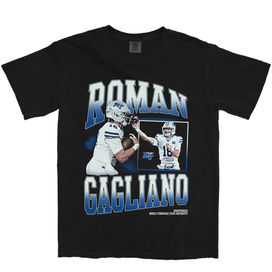 ROMAN GAGLIANO GRAPHIC BLACK TEE