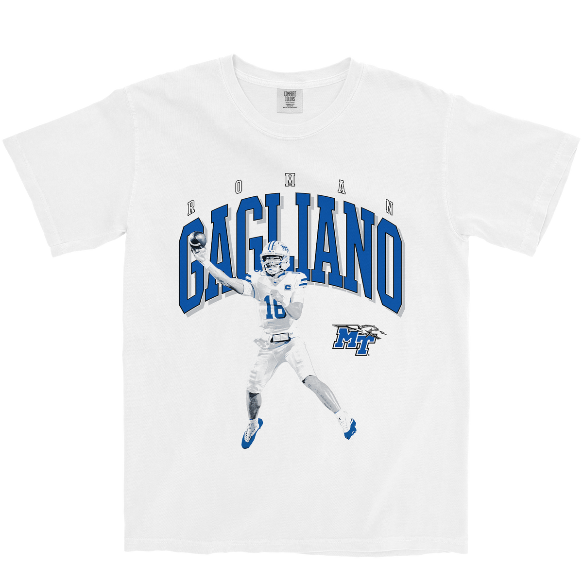 ROMAN GAGLIANO RETRO WHITE TEE