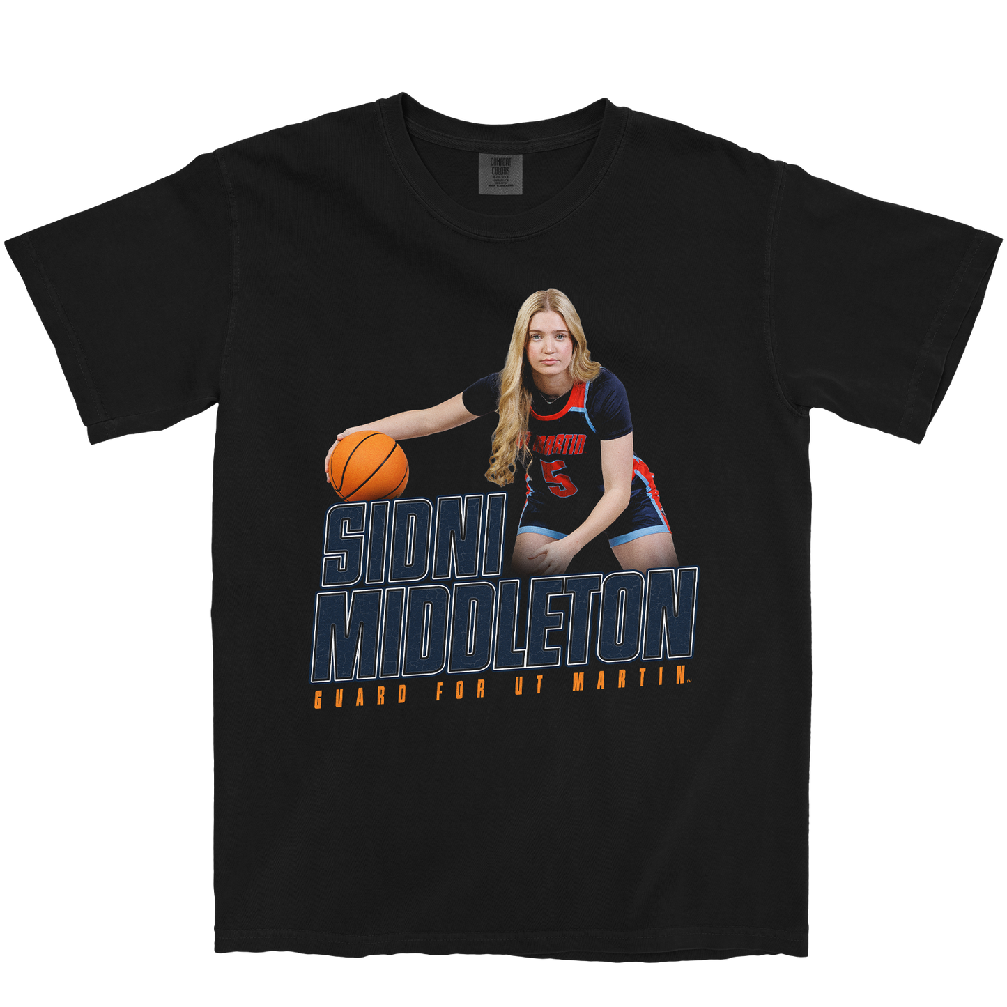 SIDNI MIDDLETON VINTAGE BLACK TEE