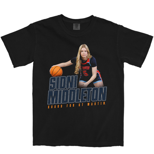 SIDNI MIDDLETON VINTAGE BLACK TEE