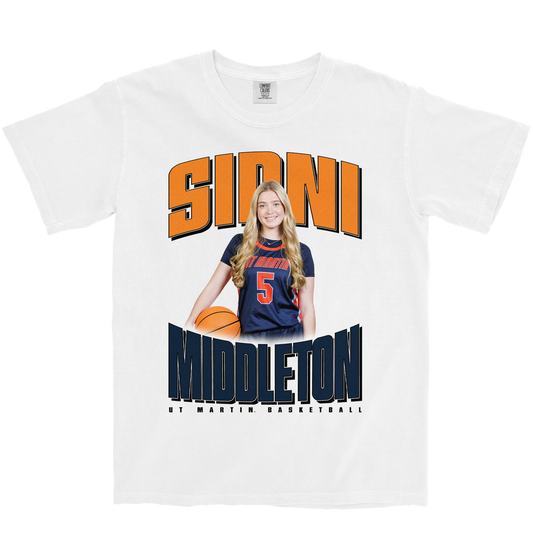 SIDNI MIDDLETON RETRO WHITE TEE