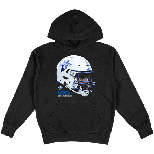 SIRMAINE CAMPBELL HELMET HEAVYWEIGHT BLACK HOODIE