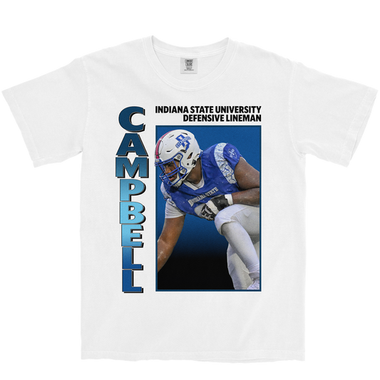 SIRMAINE CAMPBELL RETRO WHITE TEE