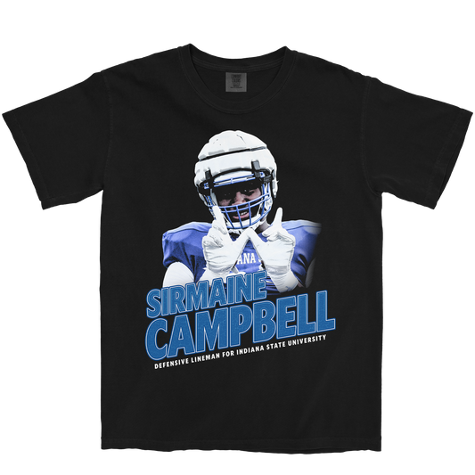 SIRMAINE CAMPBELL VINTAGE BLACK TEE