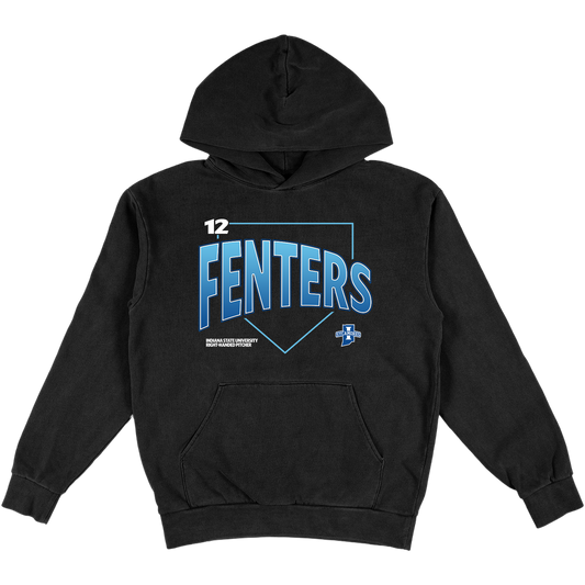 TREVOR FENTERS CLASSIC HEAVYWEIGHT BLACK HOODIE