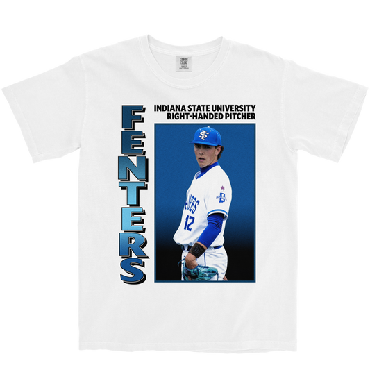 TREVOR FENTERS RETRO WHITE TEE