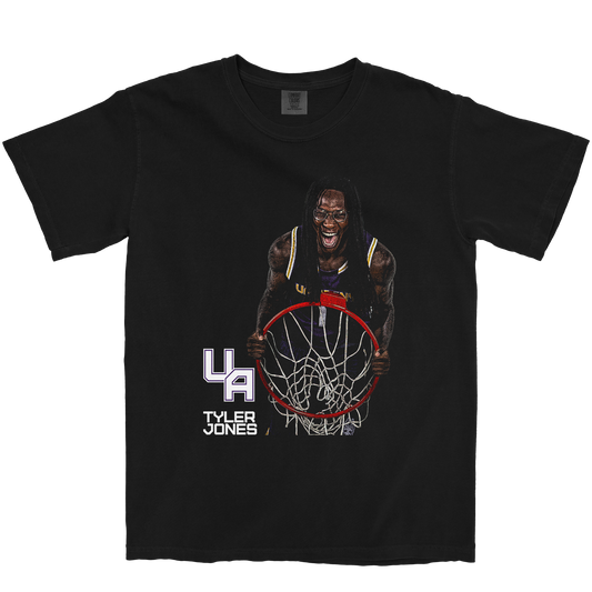 TYLER JONES VINTAGE BLACK TEE
