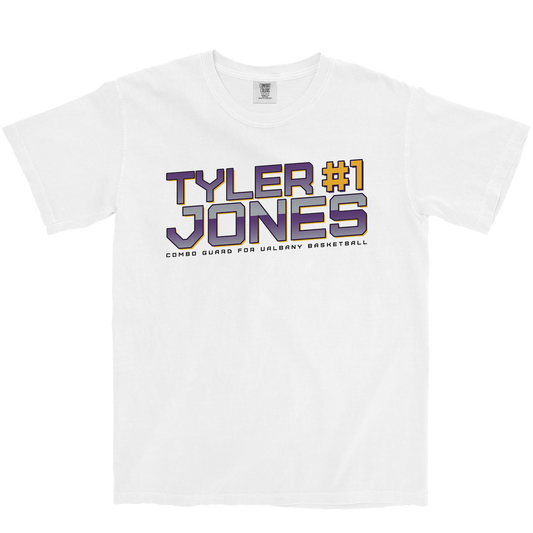 TYLER JONES RETRO WHITE TEE