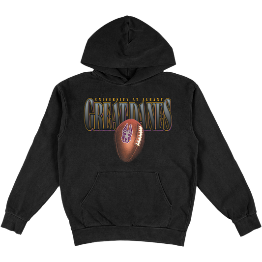 UALBANY FOOTBALL RETRO BLACK HOODIE
