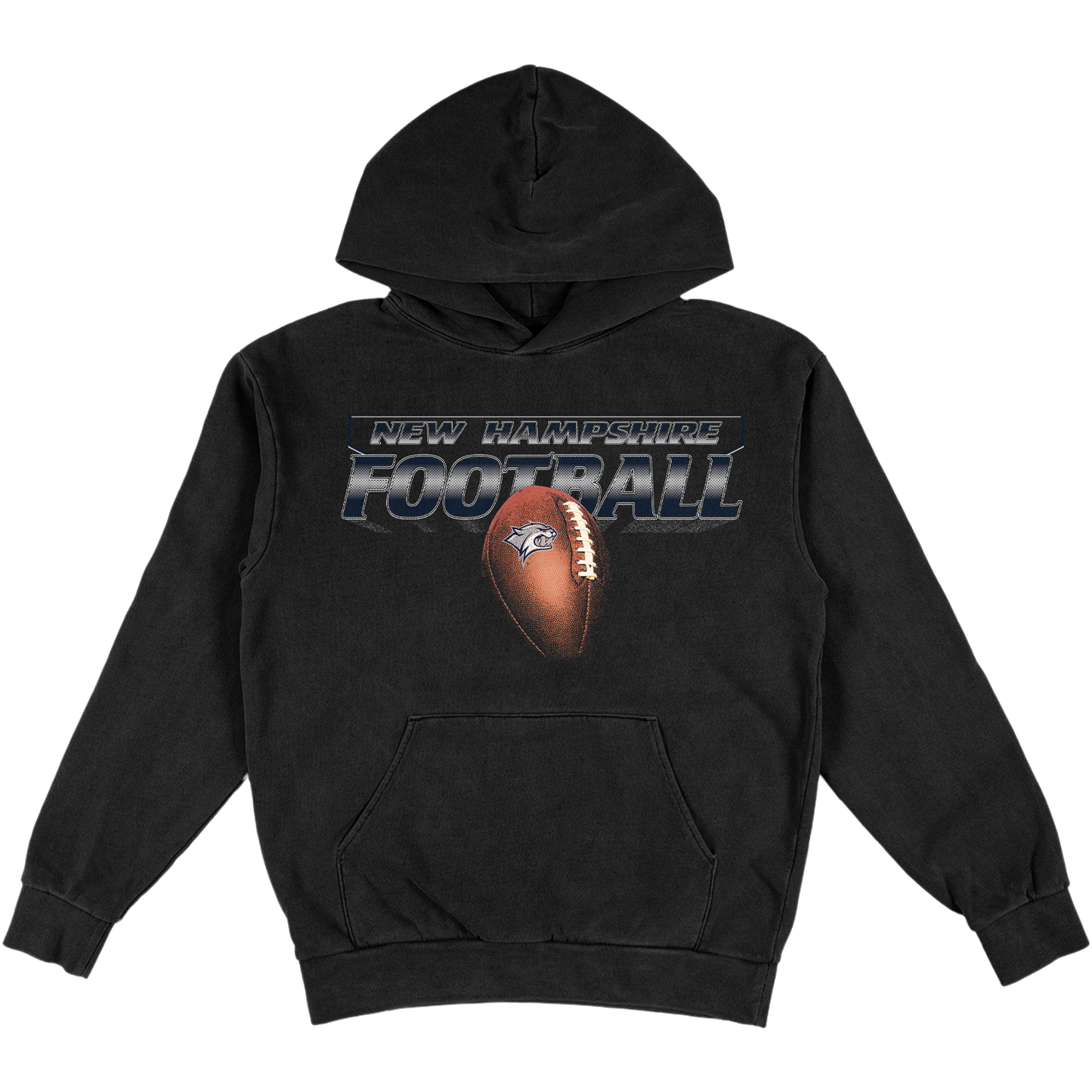 UNIVERSITY OF NEW HAMPSHIRE VINTAGE FOOTBALL HOODIE