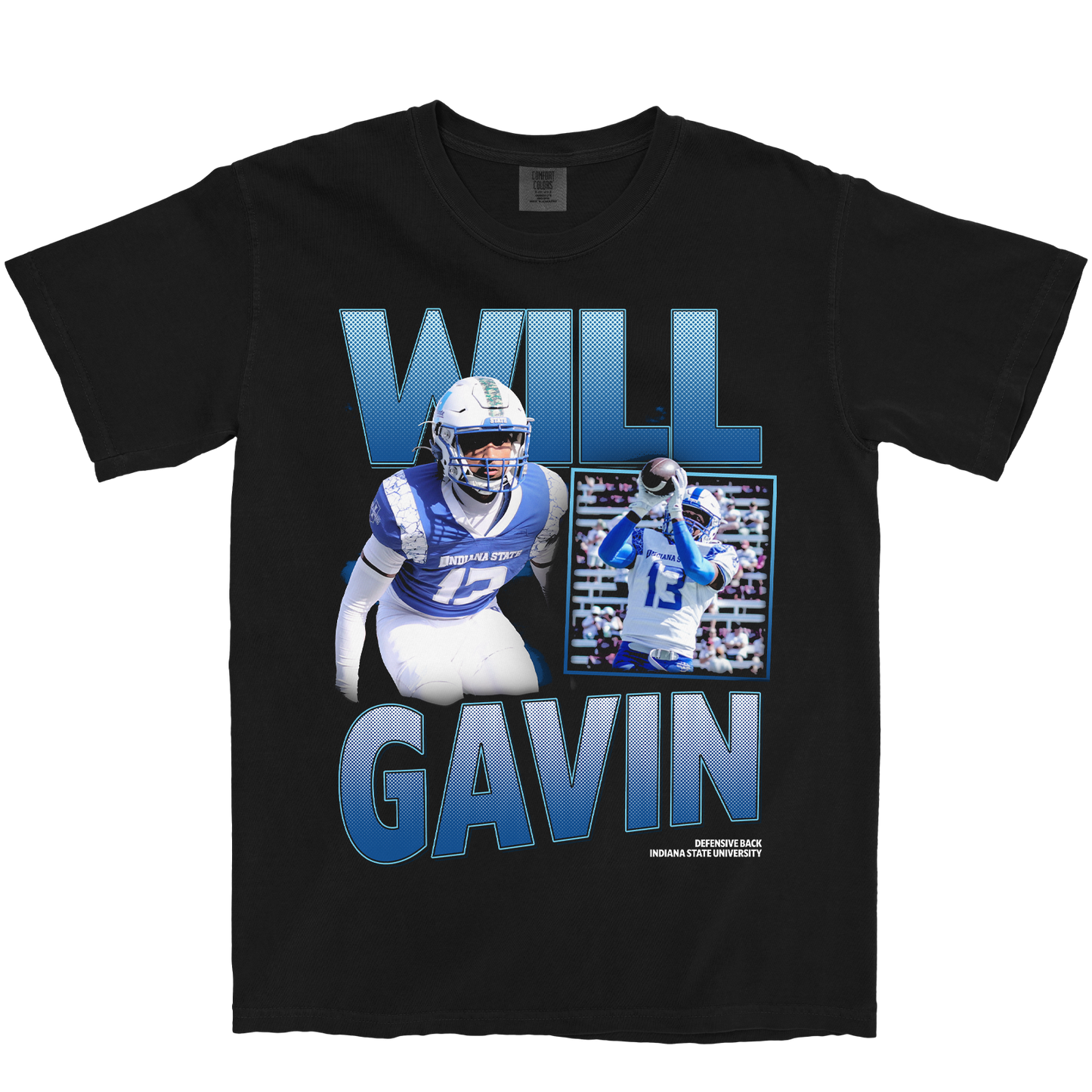 WILL GAVIN GRAPHIC BLACK TEE