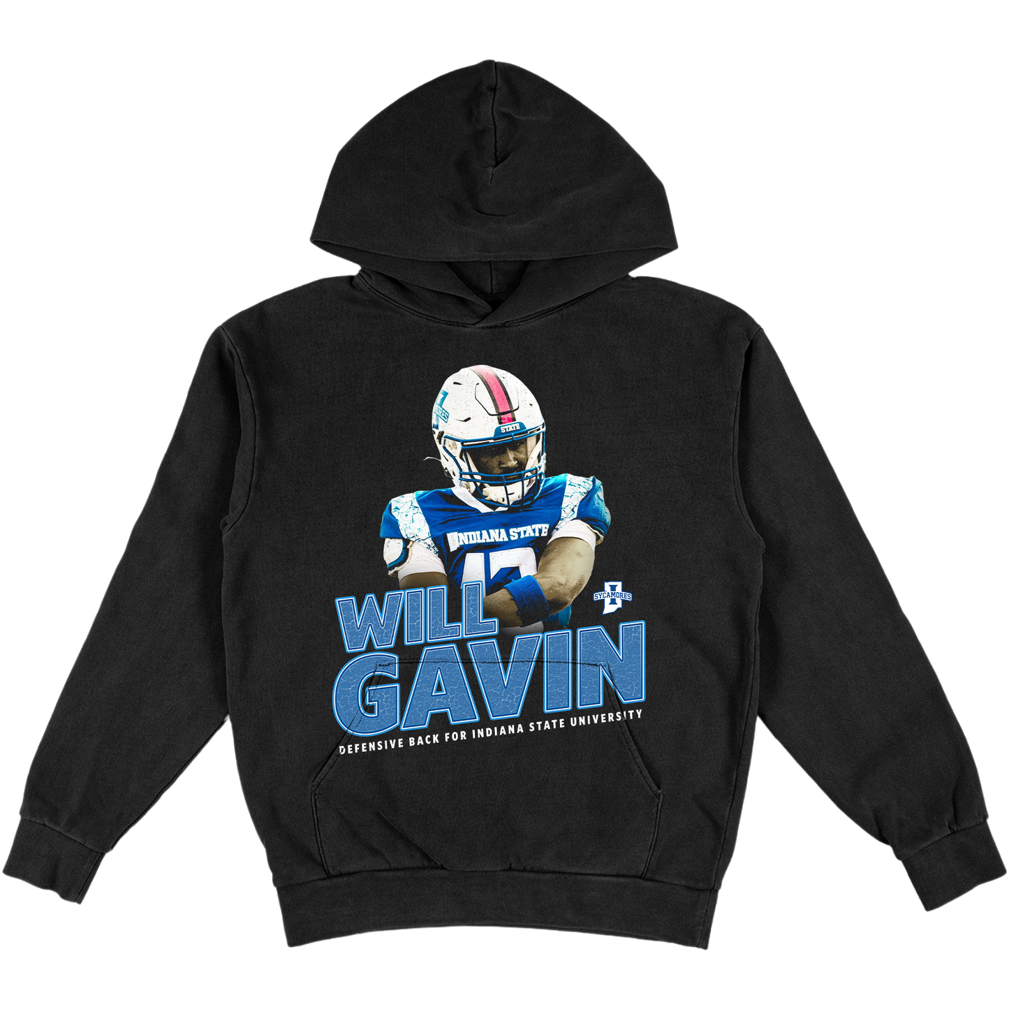 WILL GAVIN VINTAGE HEAVYWEIGHT BLACK HOODIE