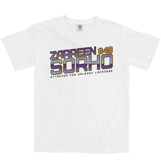 ZARREEN SORHO '49' WHITE TEE