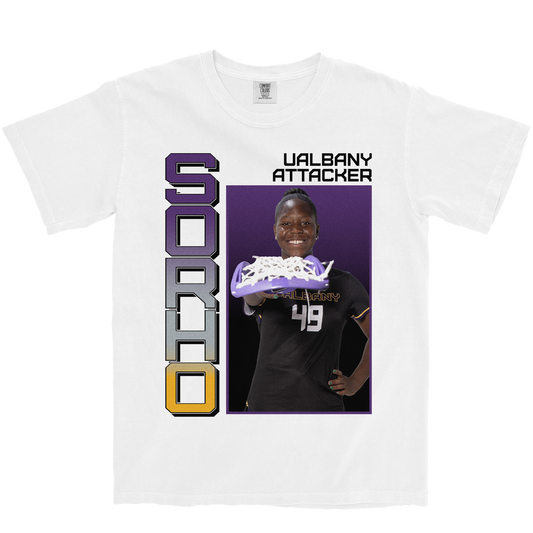 ZARREEN SORHO RETRO WHITE TEE