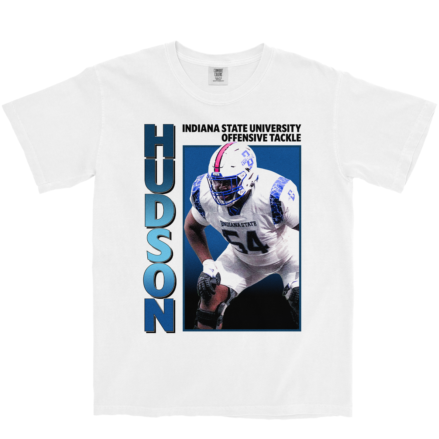 ZESHAUN HUDSON RETRO WHITE TEE