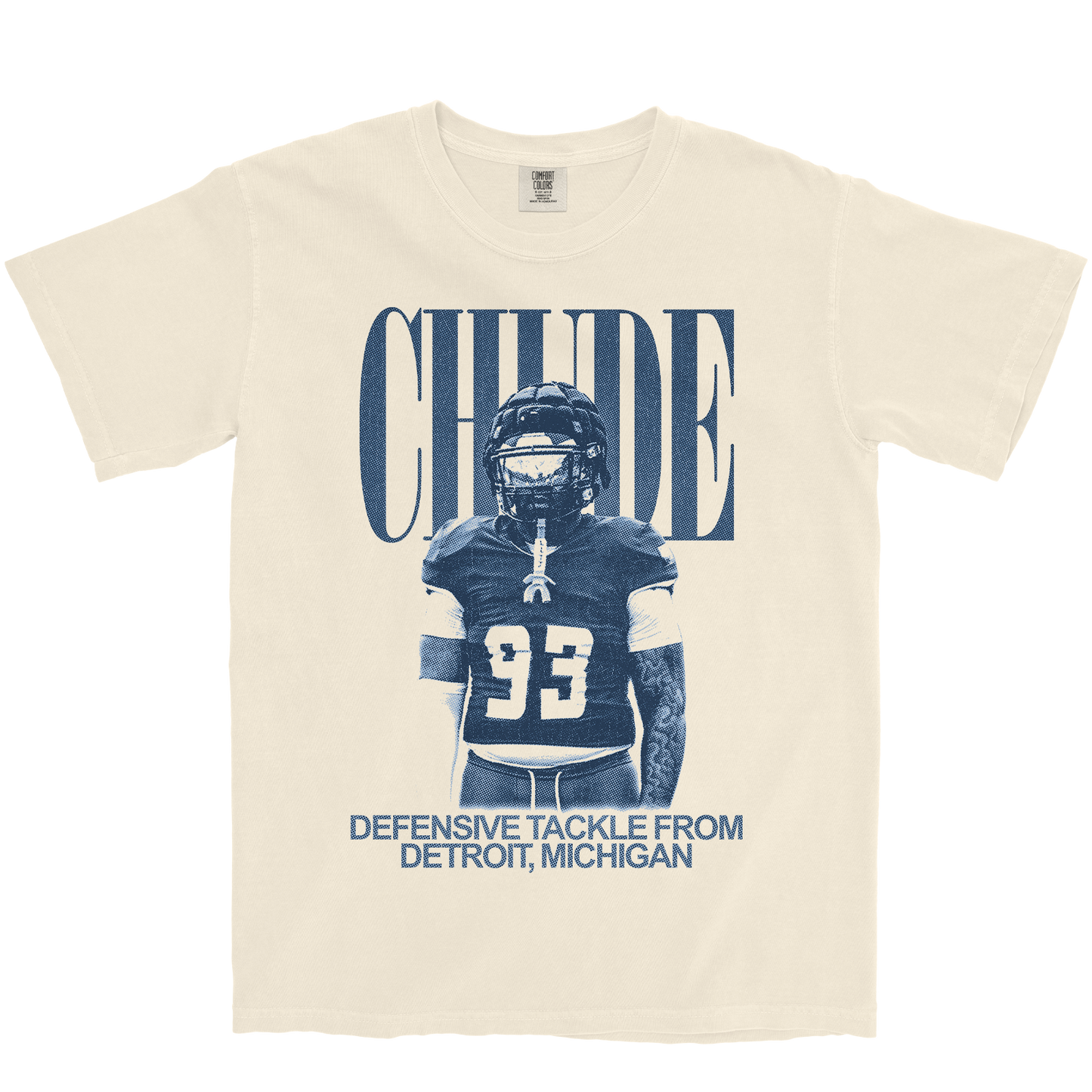 MICHAEL CHUDE VINTAGE IVORY TEE